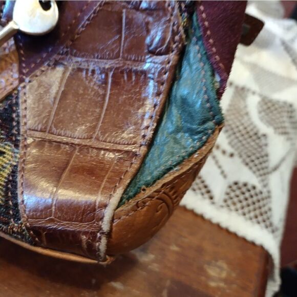 Fossil patchwork leather bag - Picture 11 of 12